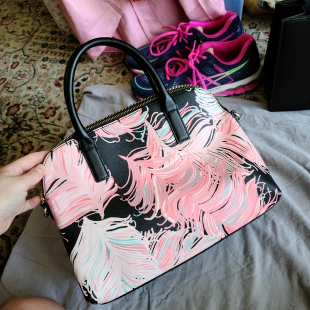 Kate Spade Pink and black purse